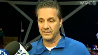 Calipari on Robert Morris game Its going to be nuts [upl. by Ybanrab]