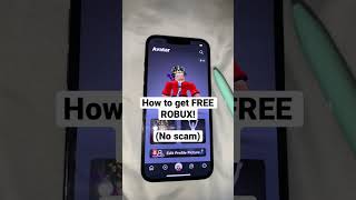 How to get FREE ROBUX no scam 💰 shorts robux [upl. by Eadahc]