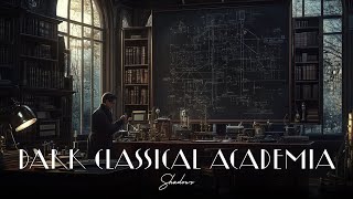 Dark Classical Academia  Youre Studying at Midnight  library secret history hogwarts books [upl. by Atniuqal238]