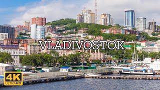 Vladivostok Russia 🇷🇺  4K Drone Footage [upl. by Nauj203]