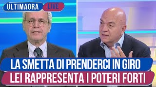 Marco Rizzo Provoca e Zittisce Mentana che non la prende bene e Ragisce male [upl. by Thomey275]