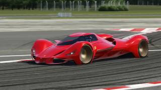 2025 Ferrari Piero T2 LM Stradale LMP1 at Top Gear [upl. by Enialedam]