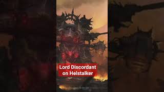 Lord Discordant on Helstalker 10th edition 40K warhammer40k [upl. by Atalee956]