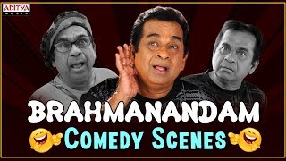 Brahmanandam Best Hilarious Comedy Scenes  Hindi Best Comedy Scenes  Aditya Movies [upl. by Noyes]