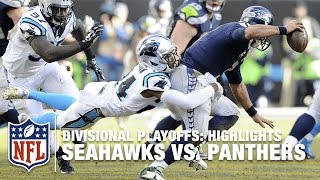 Seahawks vs Panthers  Divisional Playoff Highlights  NFL [upl. by Greenland]