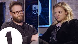 Seth Rogen amp Chloë Grace Moretz Insult Each Other  CONTAINS STRONG LANGUAGE [upl. by Noned420]