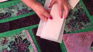 Brentwood Bag 1 Quick start overview of fabrics and fusible interfacings [upl. by Etteuqram65]