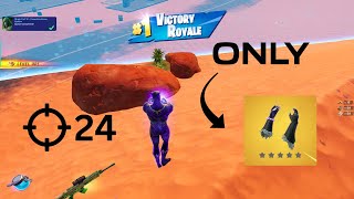 Using Only Black Panther Claws to WIN in Fortnite 24 Kills Win Solo vs Duos [upl. by Royce]