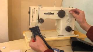 Victoria 124 Nähmaschine Sewing machine Швейная машина test [upl. by Downes]