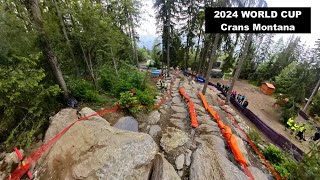 2024 UCI MTB World Series Crans Montana🇨🇭 COURSE PREVIEW [upl. by Akcimat]