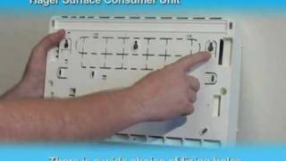 Hager Surface Consumer Unit Installation Guide [upl. by Lessirg]