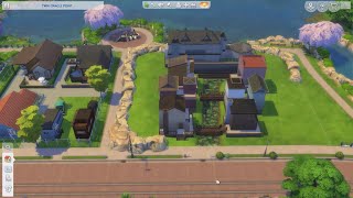 The Sims 4 Base Game Alley Pond Homes 3 No commentary No speed build [upl. by Eceinej851]