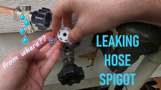 QUICK FIX Replacing a leaking spigot vacuum breaker [upl. by Ellemac80]