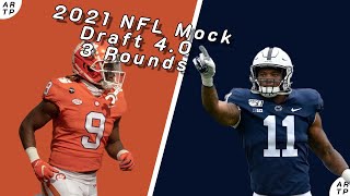 2021 NFL Mock Draft Three Rounds [upl. by Koorb]