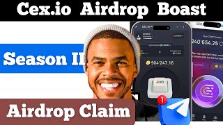 Cexio Airdrop Boast  Cexp season II Airdrop claim Boast Cexio airdrop tokens [upl. by Felty]