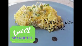 Courge spaghetti – Recette automnehiver [upl. by Uhayile1]