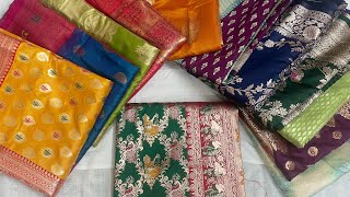 Small Damage Pattu Sarees Benaras Pattu Sarees👍 [upl. by Arretnahs]