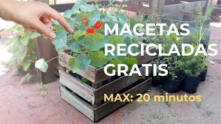 🍆cómo hacer MACETAS RECICLADAS faciles ⁉ 🌻 [upl. by Moll]