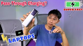 Panalo sa Charging Power Cuktech Power Bank review 10k mAh 150w [upl. by Nnylarej]