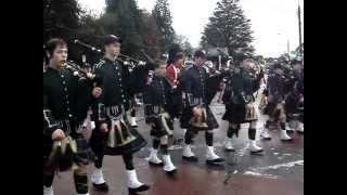 Shorecrest Highlanders Washington on St Patricks Parade in Celbridge [upl. by Trauner916]