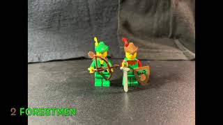 Lego 2 Minifigure Sets stopmotion build [upl. by Attevroc231]