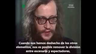 Entrevista a Jerzy Grotowski sobre el Teatro Pobre [upl. by Spears]