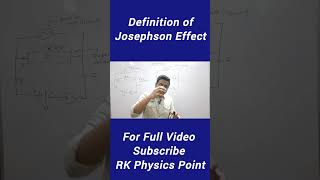 Josephson Effect In Superconductors  Superconductivity [upl. by Eniahs638]