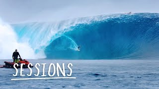 Is This The Biggest Swell Ever Surfed At Cloudbreak  Sessions [upl. by Alakim]