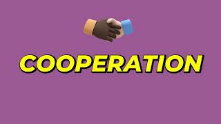 Cooperation with lyrics  Teamwork  Working together  Collaboration  Spelling songs  Kids Fun [upl. by Nalyad]