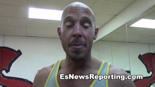 TRAINER IMPRESSED WITH AMIR KHAN IN COLLAZO fight EsNews Boxing [upl. by Llednol]