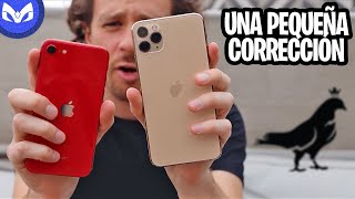 MI REACCION COMPARACION iPhone SE 2 vs iPhone 11 Pro luisitocomunica [upl. by Romo]