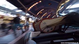 Raupenbahn  Steiger Buchholz  Onride Clip by kirmesmarkus 2016 [upl. by Hannad]