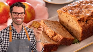 Easy Apple Bread Recipe [upl. by Pinkerton197]