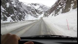 Driving to Nordkapp in winter [upl. by Iznekcam]