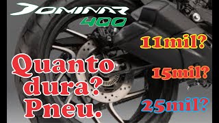 DOMINAR 400  Quanto dura o Pneu Diablo Rosso [upl. by Adnola]