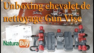 Unboxing du chevalet de nettoyage Gun Vise de Tipton [upl. by Negroj]