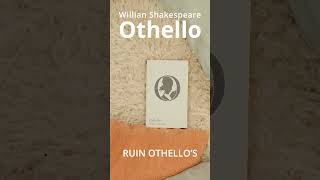 Othello by Willian Shakespeare bookreview books booktok booktube [upl. by Rosemary599]