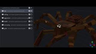 Arthropod Phobia Expansions 163  Spider Goliath modelanimations [upl. by Nereus968]