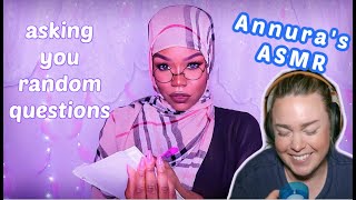 Annuras ASMR Is Full of Questions 👀 😰 [upl. by Ryley]