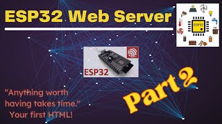 Lets Build An ESP32 Web Server – Arduino IDE Part2 [upl. by Farnham]