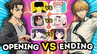 🎶 Save One ANIME Song 👊 OPENINGS vs ENDINGS 👊 Anime Quiz [upl. by Katzen]