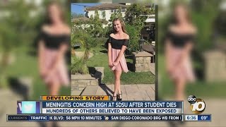 Meningitis concern high at SDSU after student dies [upl. by Drawe]