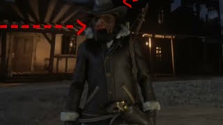 How to Wear a Mask And Hat at Same time in Red Dead Redemption 2 [upl. by Hulda]