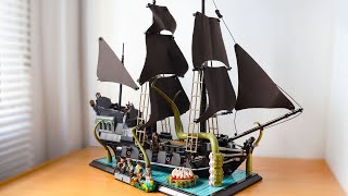 LEGO The Black Pearl vs the Kraken Diorama MOC [upl. by Prue]