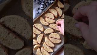 PAXIMADIA  olive oil and orange biscuits 🍊 🫒 greekfood recipe recipes food [upl. by Yerd]