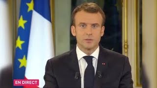 Gilets jaunes réactions suite aux annonces dE Macron [upl. by Htiekel]