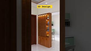 Hall partition Design ❤️  Arch design for kitchen area shorts youtubeshorts partitionwall home [upl. by Bernadina]