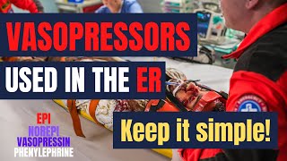 VASOPRESSORS  Emergency Nursing Tips on Vasopressors used in the ER for NEW Nurses [upl. by Oicafinob]