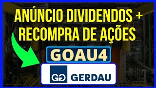 GOAU4 GERDAU RESULTADOS SÓLIDOS PORÉM CAPEX ELEVADO dividendos gerdau bolsadevalores goau4 [upl. by Erich]