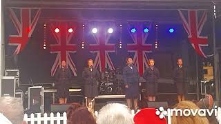 The DDay Darlings sing Longest Day at Salute to The 40s Chatham Kent  150924 [upl. by Lemyt535]